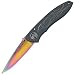 Small Titanium Flaming Legend III, Black Aluimnum, Rainbow