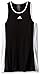 adidas Performance Girls Court Tank Top, Black, Small