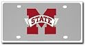 Alfred Hitch Cover - Logo License Plate, Mississippi State (CLP320)
