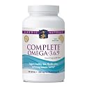 Nordic Naturals Complete Omega - 3.6.9, Lemon Flavored, 180 SoftGels, Bottle