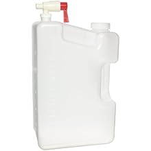 Bel-Art Scienceware Polypropylene Book Bottle with Aspirator and Spigot