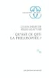 Qu'est-ce que la philosophie?