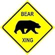BIG BEAR CROSSING sign * street animal