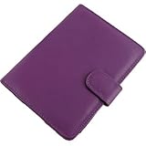 IMAGE OF Leather Case for Amazon Kindle 4, Purple