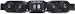 SSV Works WP-OU4L Stereo Speaker System Overhead Sound Bar for iPod or iPhone, fits Yamaha Rhino, Kawasaki Teryx, Polaris Ranger,