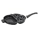 Nordic Ware Divided Skillet/Omelet Pan, Charcoal