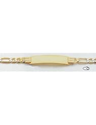 14kt Yellow Gold 6" Child ID Bracelet - BID47-6