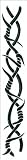 31FDY%2Bcy HL. SL160  Black Barbed Wire Biker 12 Armband Temporary Tattoo