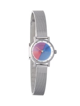 Android Watches, ANDROID Ladies Baby Crystal Motion Watch with Solid Stainless Steel Mesh Bracelet - Red & Blue Dial, Womens Watches, Womens Android Watches