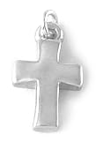 Sterling Silver Basic Cross Charm by Bob Siemon