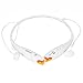 Iwoo Wireless Bluetooth OEM Universal Stereo Headset Headphone Neckband Earbud , White