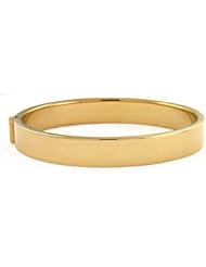 CleverEves 14Kt Yellow Gold Flat Bangle 10.5mm