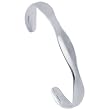 Sterling Silver Scalloped Cuff Bracelet
