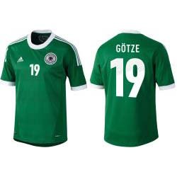 Adidas DFB Deutschland Auswärts-Trikot Götze Nr.19 Kinder EM2012 Farbe: grün/weiß, Größe: 176