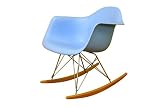 31FDqm9qIzL. SL160  Molded Plastic Rocking Chair in White   Ships in 24 Hours with Money Back Guarantee!