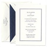 IMAGE OF Crane & Co. Letterpress Embassy Grosgrain Frame Wedding Set