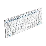 ユニーク Bluetoothキーボード rapoo E6300 ホワイト 5.6mmウルトラスリム E6300W