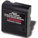 Lenmar NMH1U Nickel Metal-Hydride Camcorder Battery Equivelent to the Sharp BT-N1U and BT-N11U Batteries