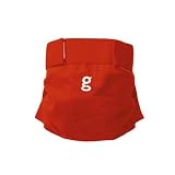 gDiapers Little gPant Good Fortune Diaper Covers, Red, Large (Pack of 12)