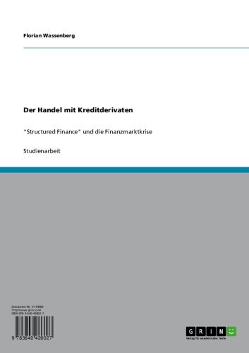 Der Handel mit Kreditderivaten: 