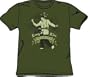 Elvis Presley LONG LIVE THE KING Adult Army Green T-shirt Tee Shirt, XL