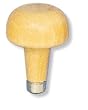 GRAVER HANDLE WOOD MUSHROOM 1-1/4" DIAMETERX 1 3/4" LENGTH