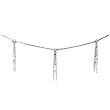 Cubic Zirconia Chain Dangle Belly Chain