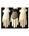 15 Denier Stretch Matte Sheer Tricot 1-Button Shortie Fingerless Mitt with double pleated ruffle and small bow Bridal Wedding Formal Prom Gloves