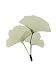 Ginko I by Acee. ART PRINT ON CANVAS with 1 1/2 inch deep bars. 9.32 inches width by 9.66 inches height. Highest Quality Art Poster Print