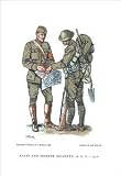 12 X 18 Stretched Canvas Poster Staff and Pioneer Infantry, A. E. F. , 1918