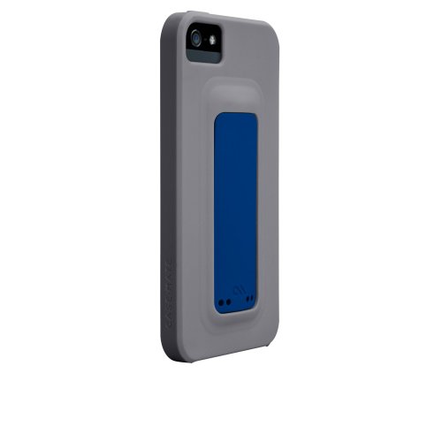 Case-Mate 日本正規品 iPhone5 Snap Case, Titanium Grey (8c) / Marine Blue (7686c) スナップ ケース, チタニウム グレー/マリンブルー CM022510 【スナップ・スタンド機能つき】