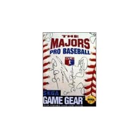 Majors Pro Baseball Sega Game Gear