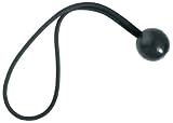 Highland 90041 8 Black Toggle Ball Bungee Cord - Pack of 4