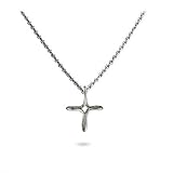 Eve's Addiction Sterling Silver Infinity Cross