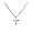 Eve's Addiction Sterling Silver Infinity Cross, 18 inches