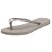 HAVAIANAS WOMEN'S SLIM FLIP FLOPS GREY ATMOSPHERE SIZE 8/9