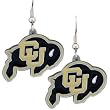 Colorado Golden Buffaloes Dangle Earrings - NCAA College Athletics Fan Shop Sports Team Merchandise