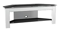 Sonax 54" Wide Plasma/LCD/DLP TV Stand, Silver Finish