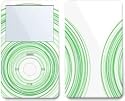 Circle White Design Skin Decal Sticker for Apple iPod video 30GB/ 60GB/ 80GB Player