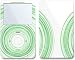 Circle White Design Skin Decal Sticker for Apple iPod video 30GB/ 60GB/ 80GB Player