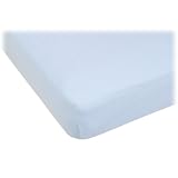Snoozy Jersey Knit Crib Sheet Blue