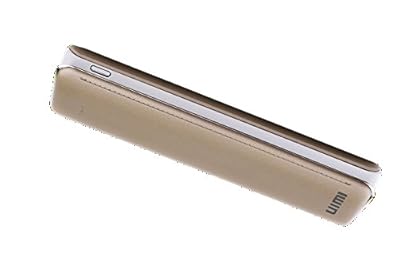 UIMI U8 Power Bank with Torch External Battery Pack With LED Torch 15600 mAh (Gold) 