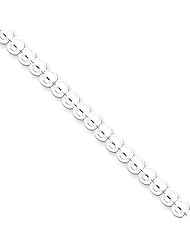 4mm, Sterling Silver, Beaded Chain, 18 inch