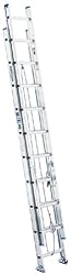 Werner D1328-2 250-Pound Duty Rating Aluminum Flat D-Rung Extension Ladder 28-Foot discounted
