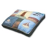 Petmate Quilted Nautical Large Pet Bed (Large (40 x 30 x 6))