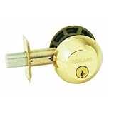 Schlage Lock Co Ab Dbl Cyl Deadbolt B62nskv609 Deadbolt Double Cylinder-Antique Brass