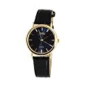 Reflex - 101062GT - Montre Homme - Quartz analogique - Bracelet Noir effet Crocodile - Ecran Bleu Marine