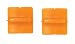 Fiskars 95967097J, Portable Paper Trimmer Replacement Classic Non Triple Track Blades, 2-Pack