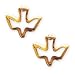 14K Gold Filled Dove Pierced Earrings