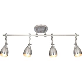 Pro Track® Elm Park Collection Brushed Steel 4-Light Fixture